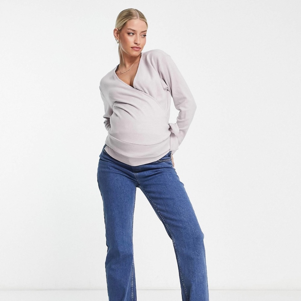 ASOS Maternity Wrap Sweater